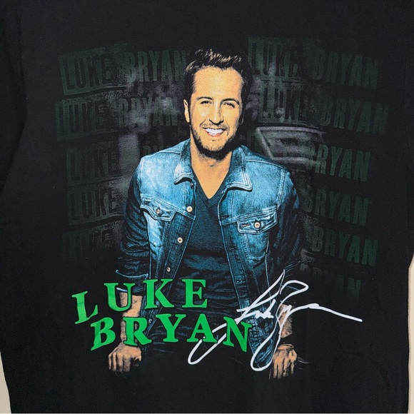 LUKE BRYAN Kick Up the Dust Tour double sided concert tee M - Picture 3 of 5